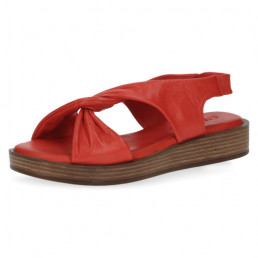 Caprice leather wedge sandal 28208