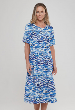 Adini Shannon dress - ocean print