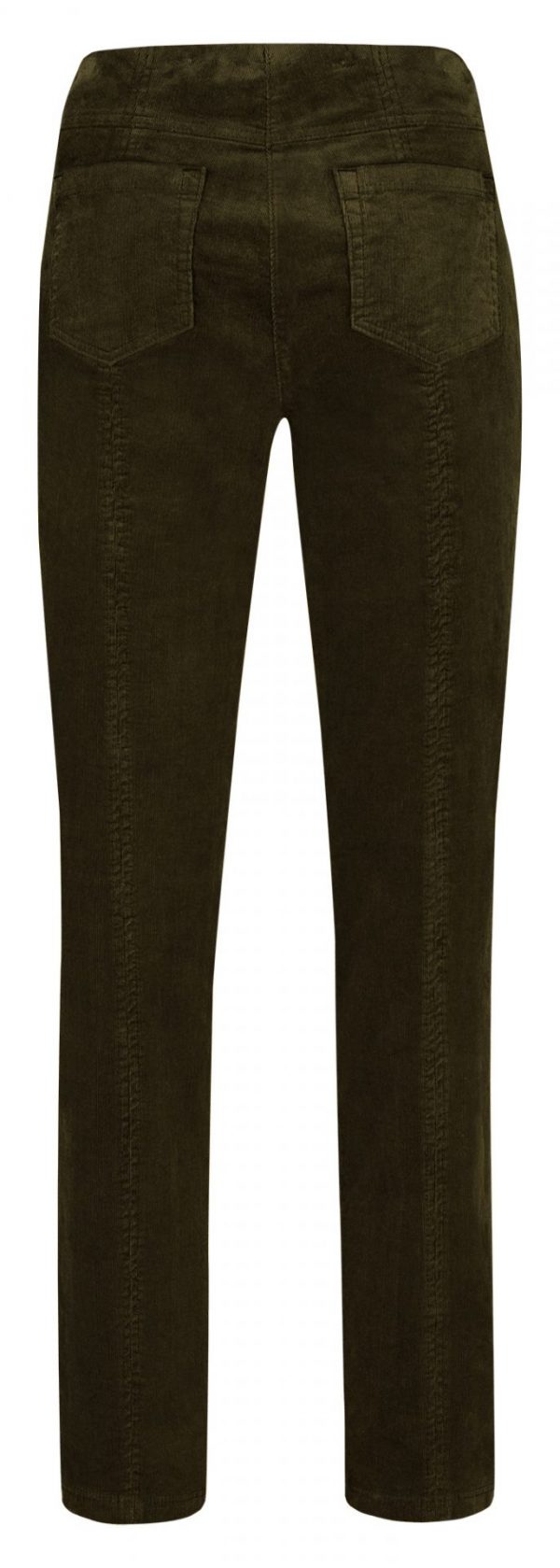 Robell "Bella" 52457 54363 Chocolate brown shorter length 73cm/29" needlecord trousers - Image 2