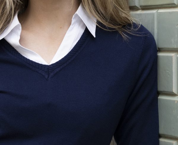 Marble 7998 V neck classic fit sweater - Image 4