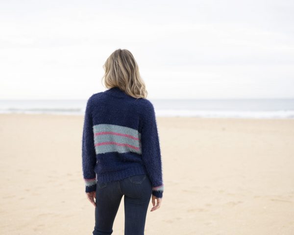 Marble 8029 Super soft feather yarn turtle neck sweater - Image 3