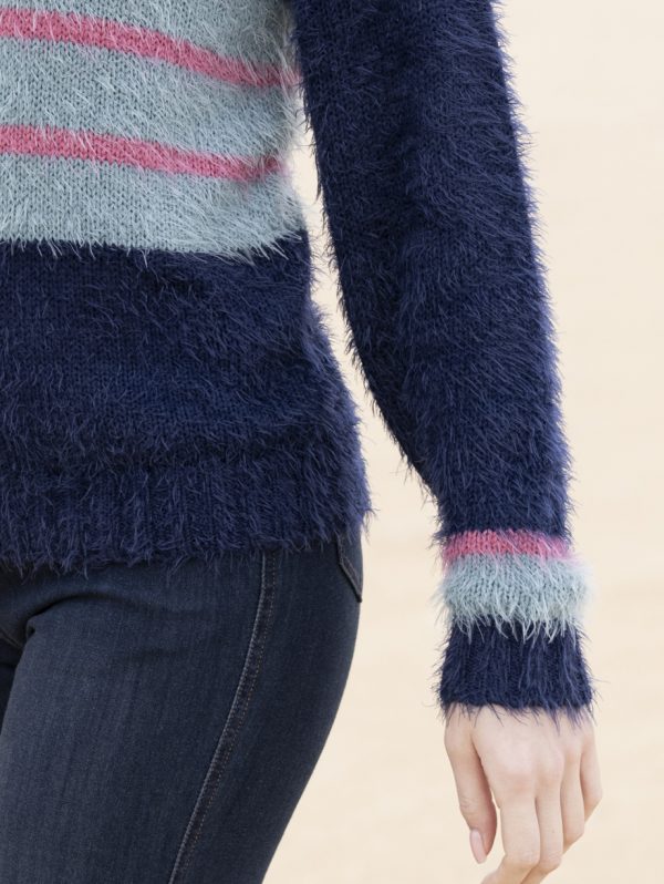 Marble 8029 Super soft feather yarn turtle neck sweater - Image 5