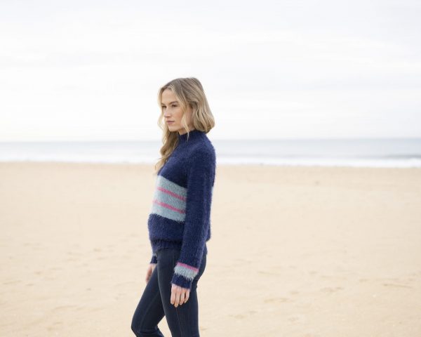 Marble 8029 Super soft feather yarn turtle neck sweater - Image 6