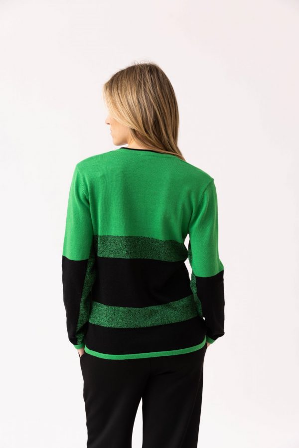 Marble 8065 100% cotton classic fit v neck sweater - Image 3