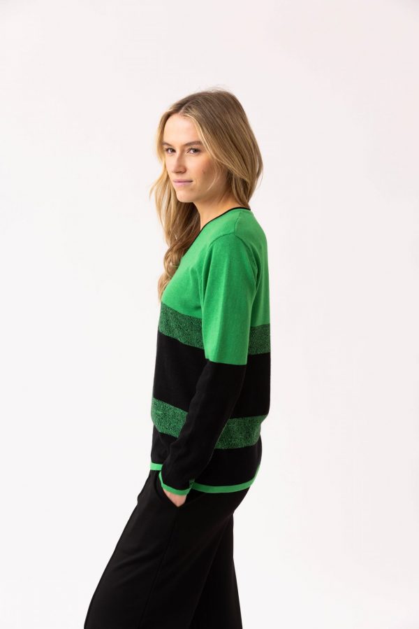 Marble 8065 100% cotton classic fit v neck sweater - Image 2