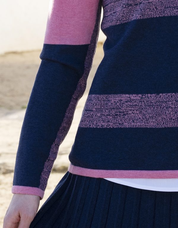 Marble 8065 100% cotton classic fit v neck sweater - Image 5