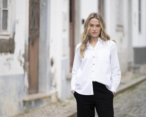Marble 8146 100% cotton woven classic fit shirt with patch pocket and back yoke - Image 5