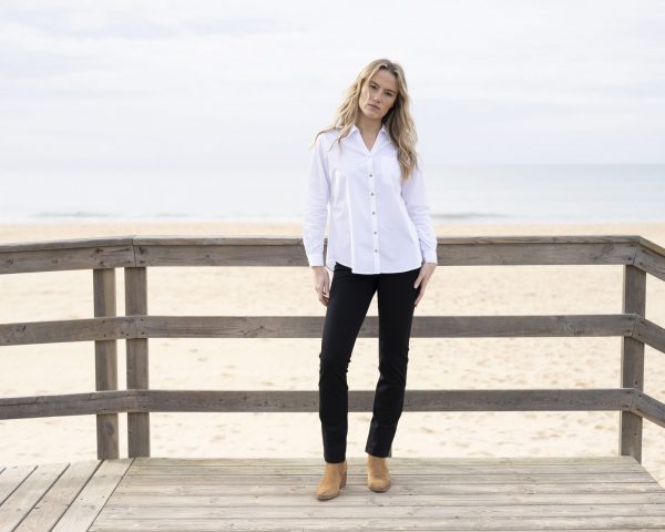 Marble 8146 100% cotton woven classic fit shirt with patch pocket and back yoke - Image 9