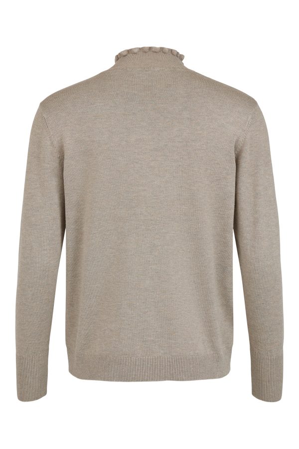 Sunday 6258 Fluted polo neck, classic fit sweater - Image 3