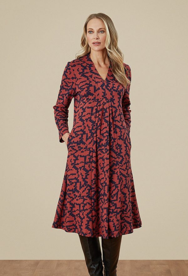 Adini Adel dress - Maze print