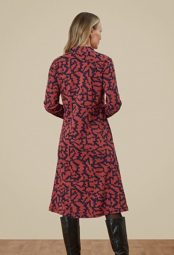 Adini Adel dress - Maze print - Image 3