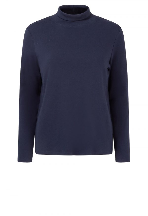 Adini - Brianti - brushed cotton Polo neck jumper - Image 5