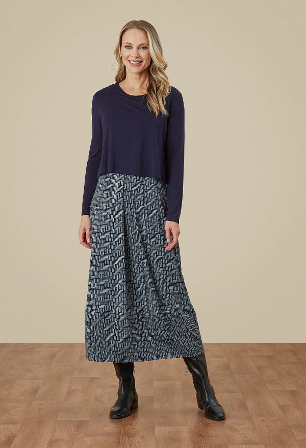 Adini  - Jeanie Dress - Little sticks print