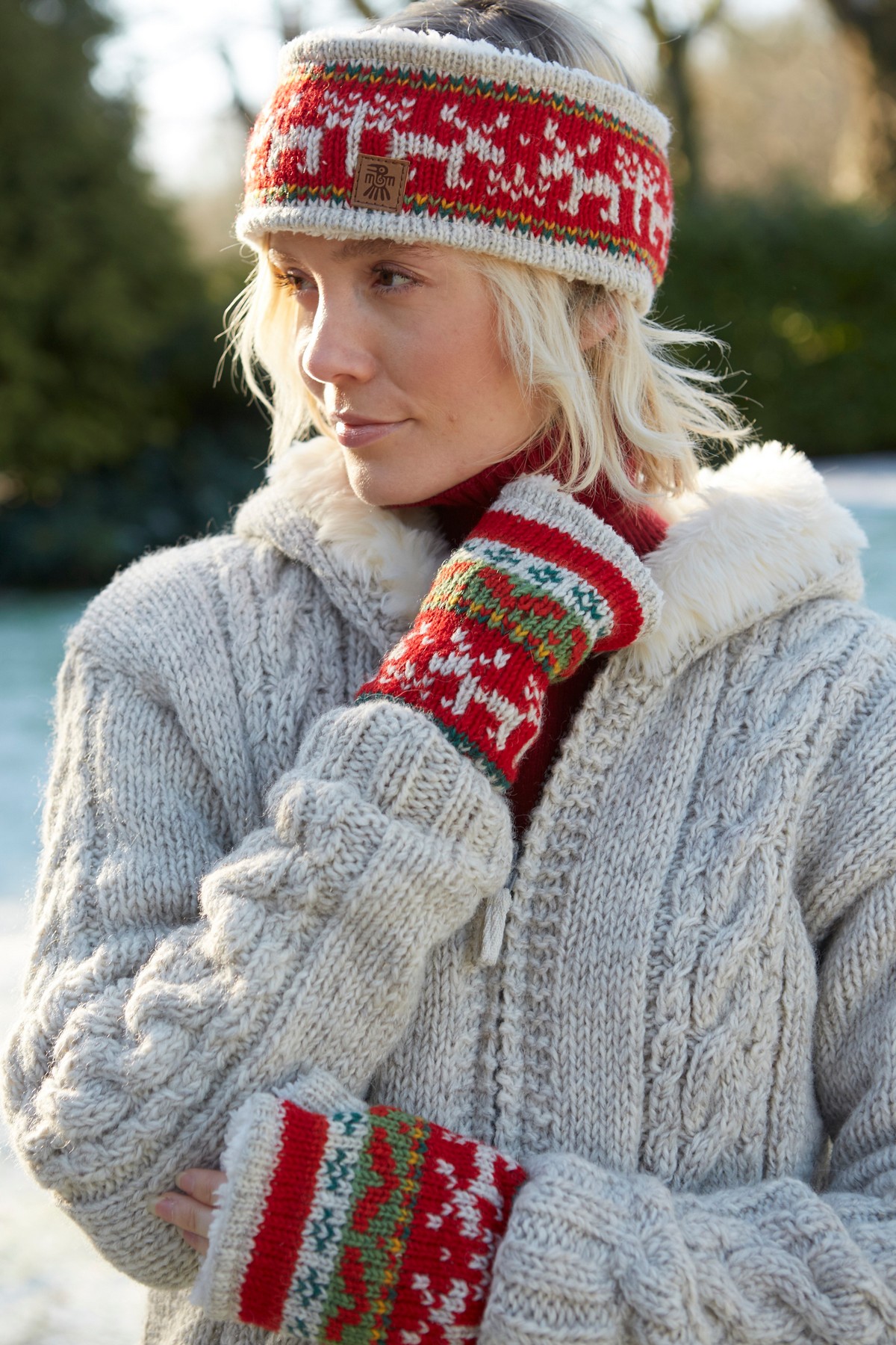 Pachamama Reindeer Christmas Headband - Image 3