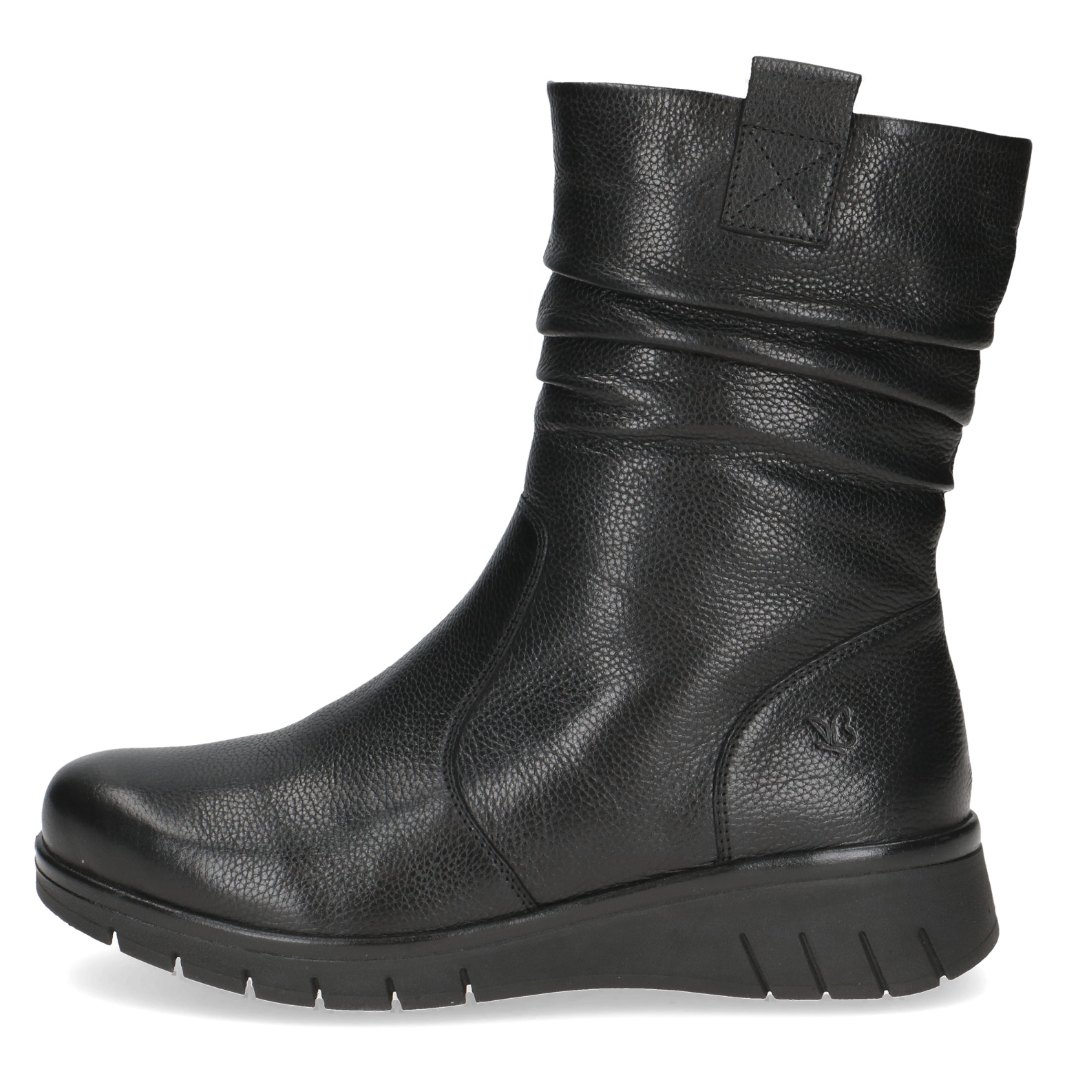 Caprice 26455 Black leather calf length ankle boot - Image 3