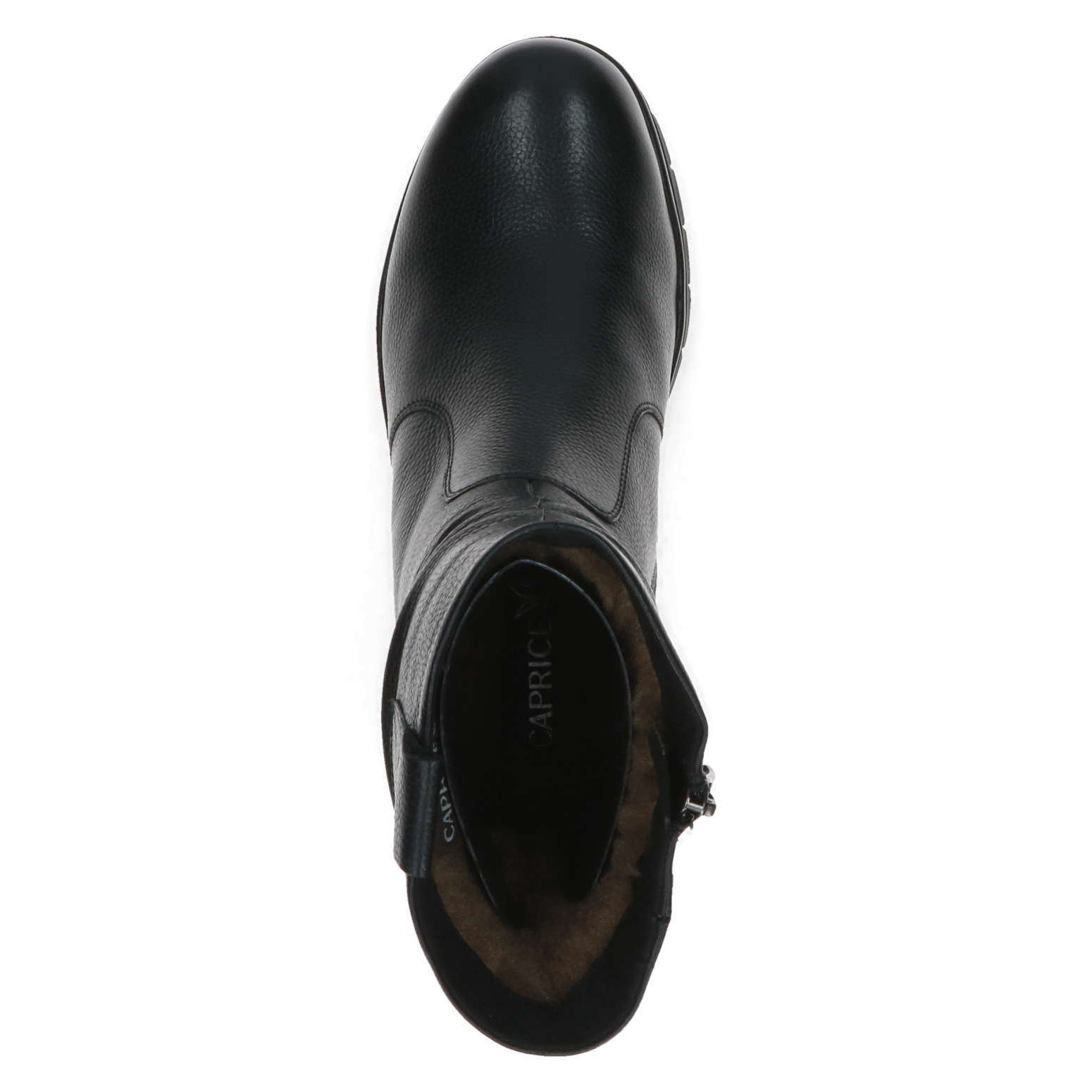 Caprice 26455 Black leather calf length ankle boot - Image 2