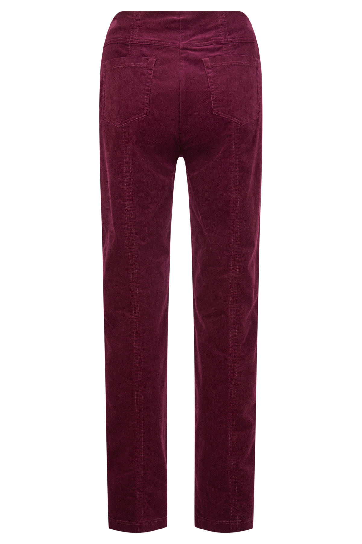 Robell "Bella" 52457 54363 full length 78cm needlecord Berry trousers - Image 2