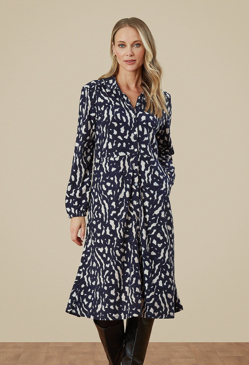 Adini Sasha dress - Painted Brush Print