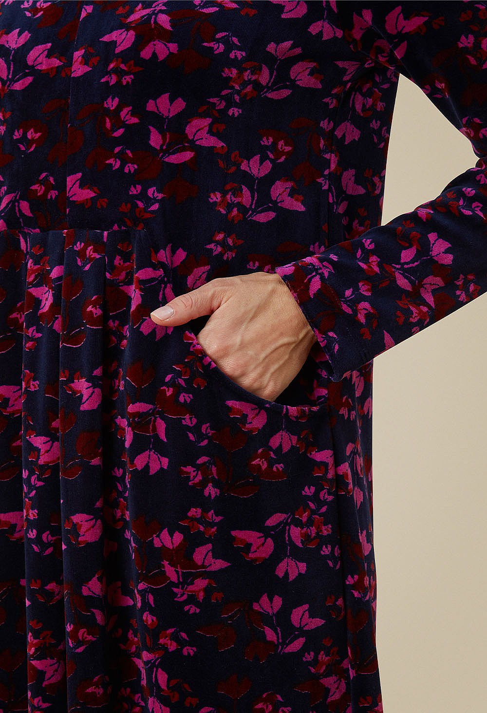 Adini Immy dress - Velveteen Leaf print - Image 3