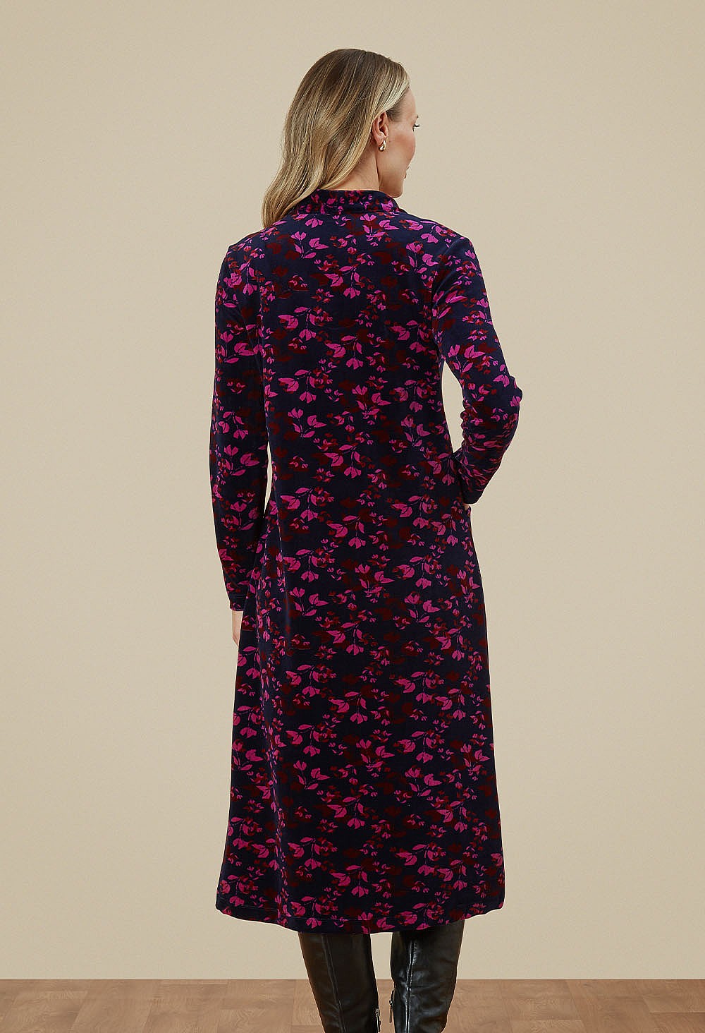 Adini Immy dress - Velveteen Leaf print - Image 2