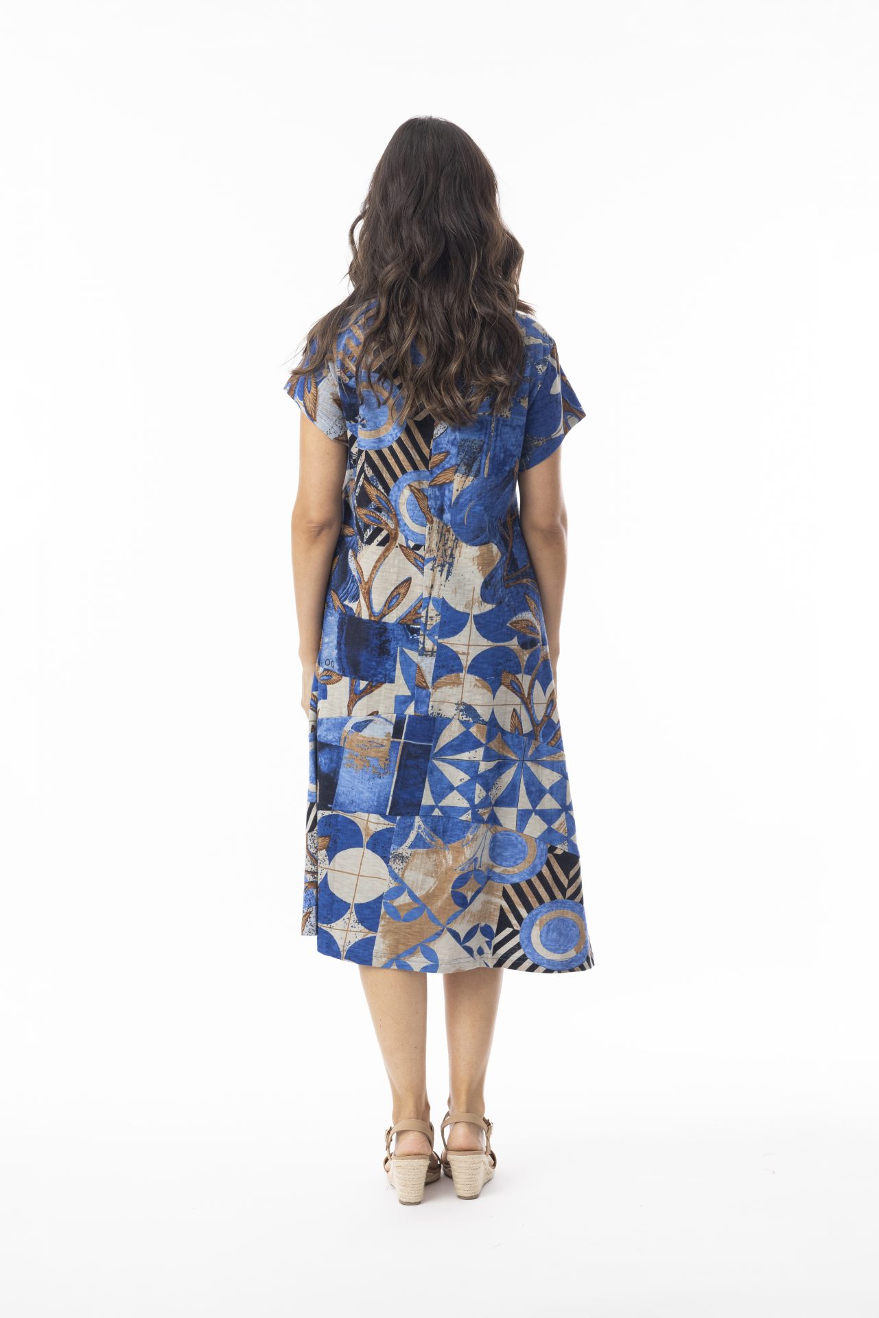 Orientique Wyndham Shift Flair Organic Cotton Dress - Image 2
