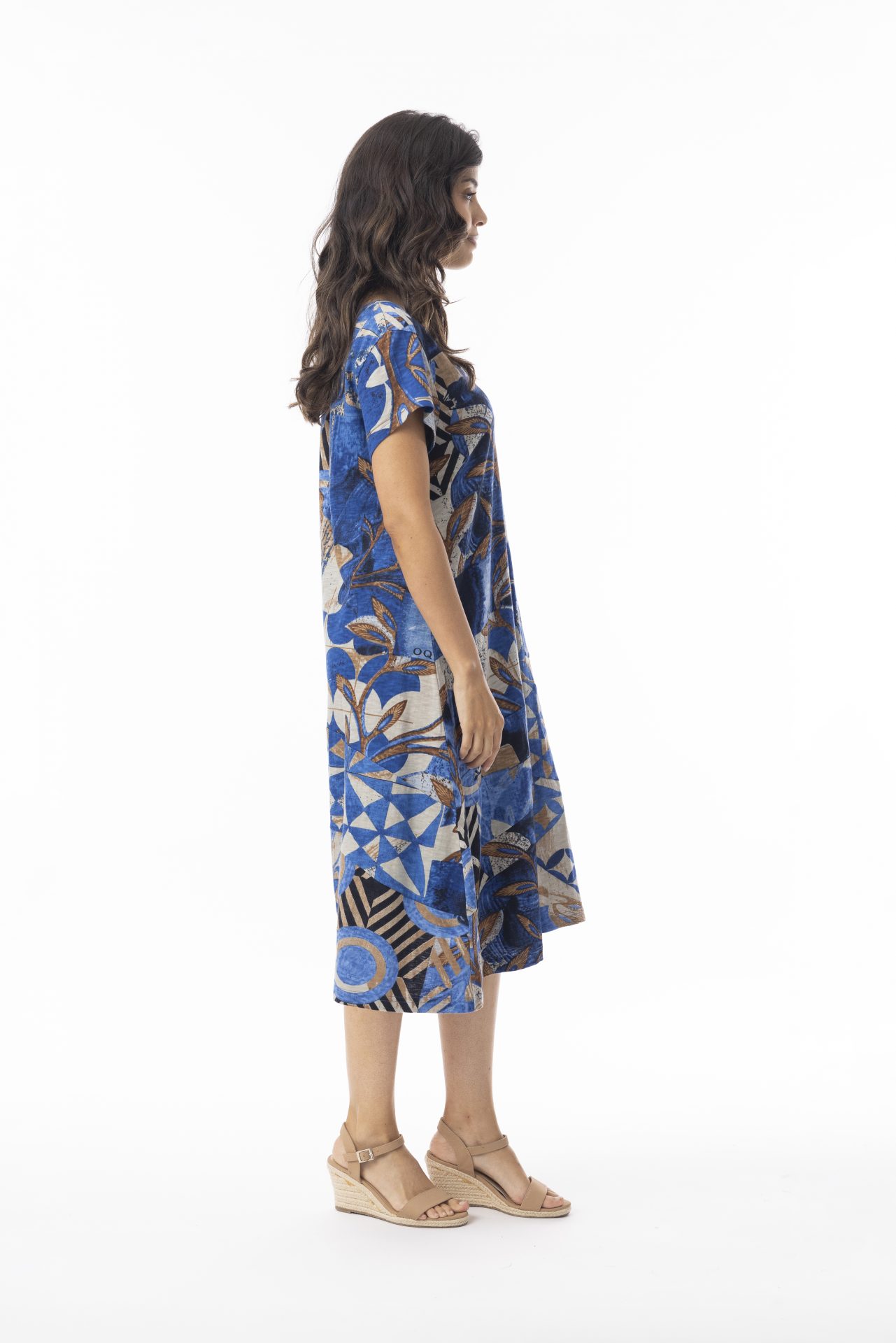 Orientique Wyndham Shift Flair Organic Cotton Dress - Image 3
