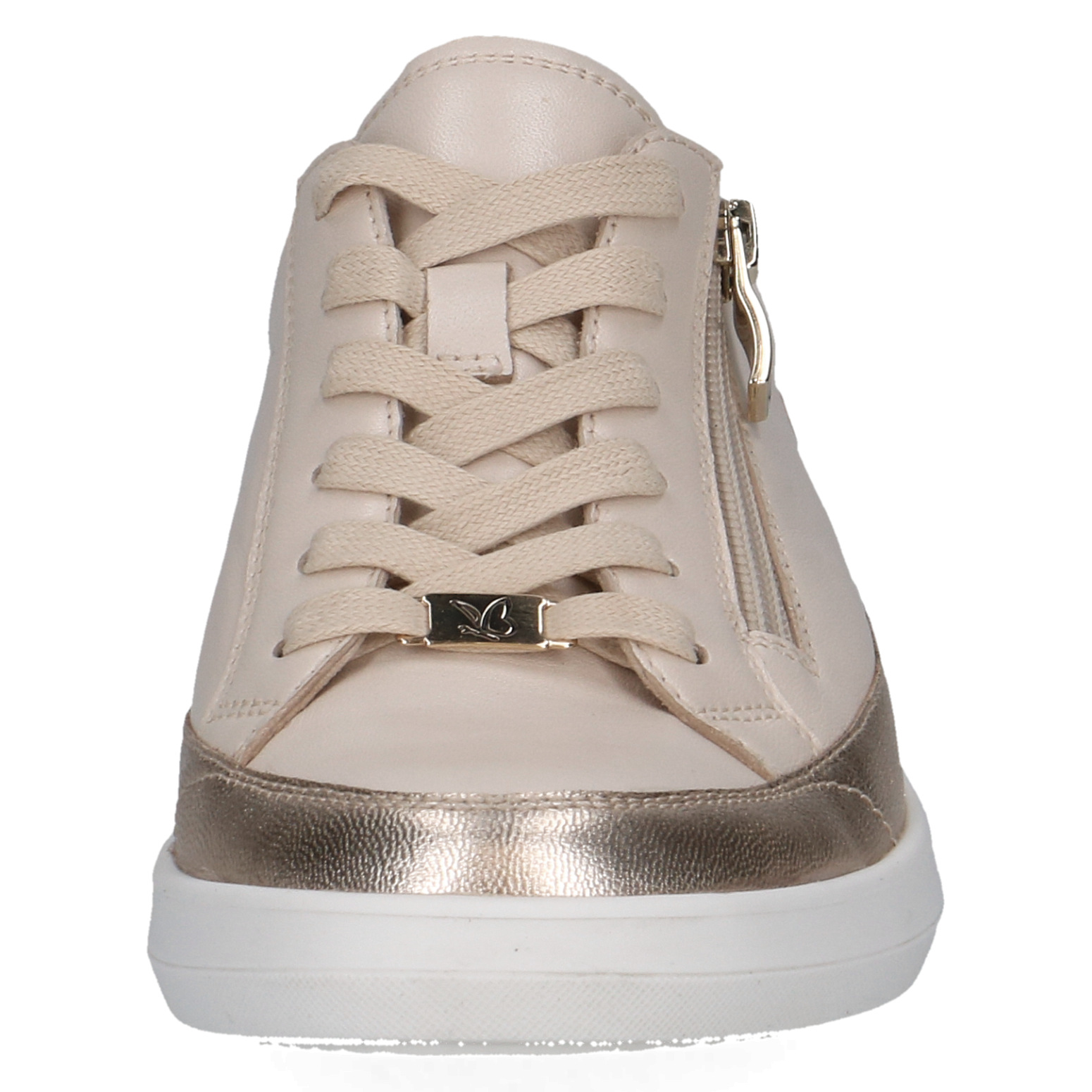 Caprice 23501 Sand and gold Leather trainer/pump - Image 7