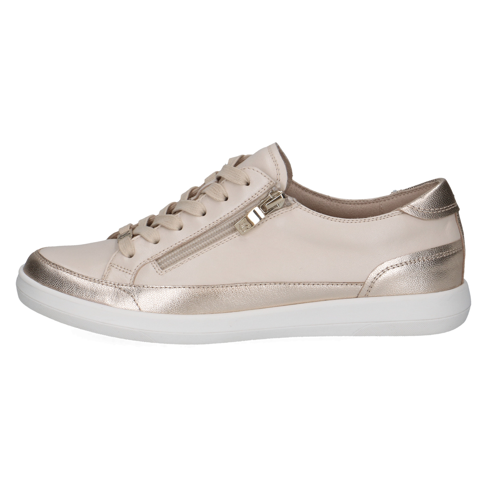 Caprice 23501 Sand and gold Leather trainer/pump - Image 5