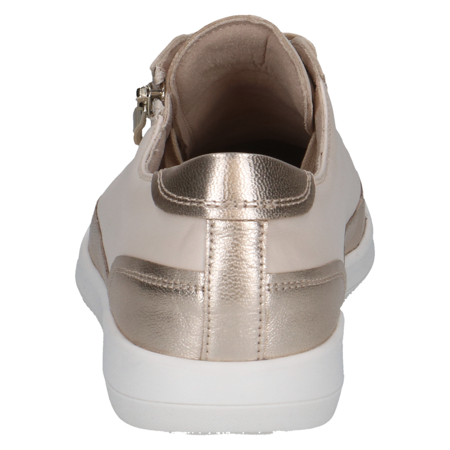Caprice 23501 Sand and gold Leather trainer/pump - Image 6