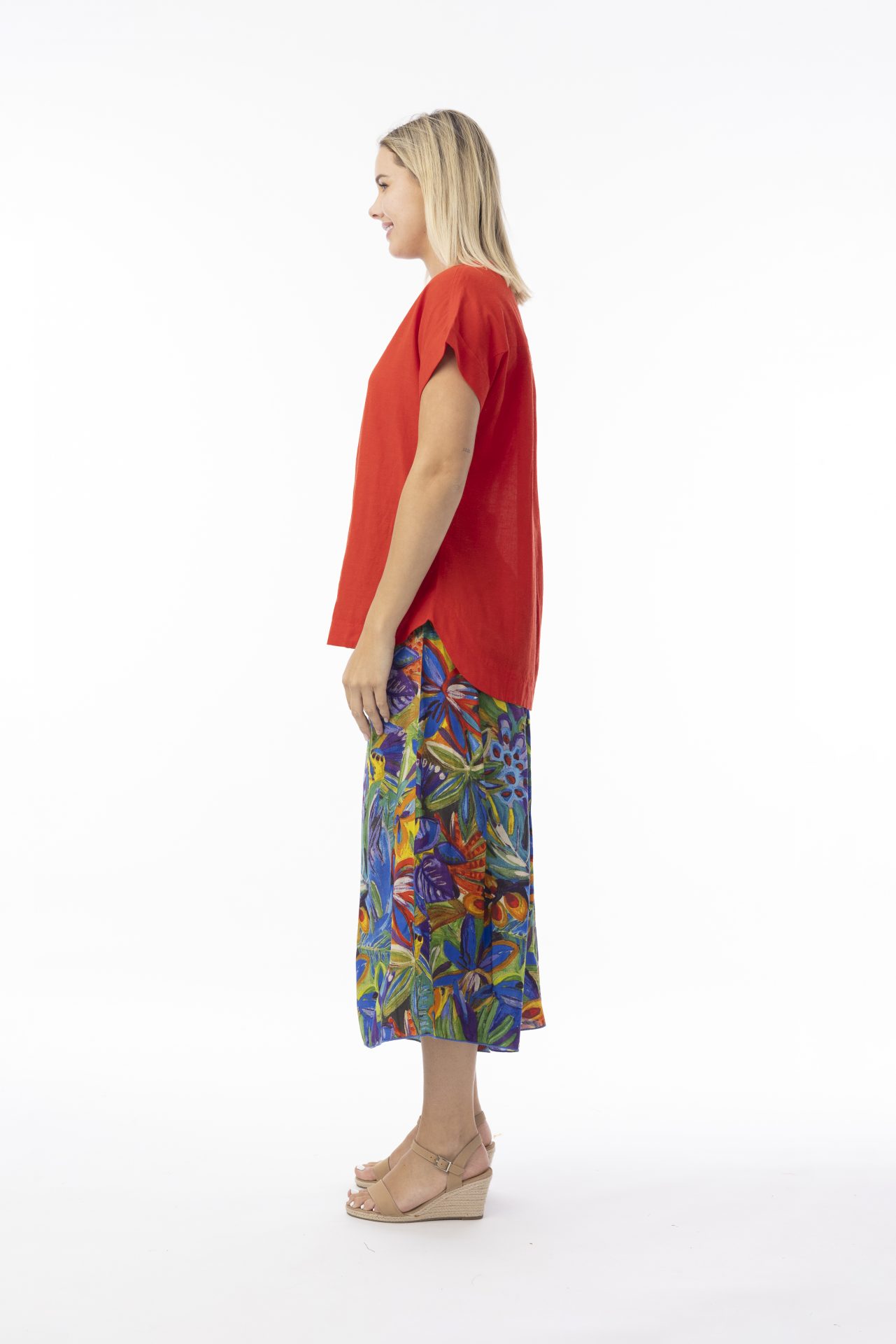 Orientique Zapallar Lightweight 100% Rayon culottes - Image 4