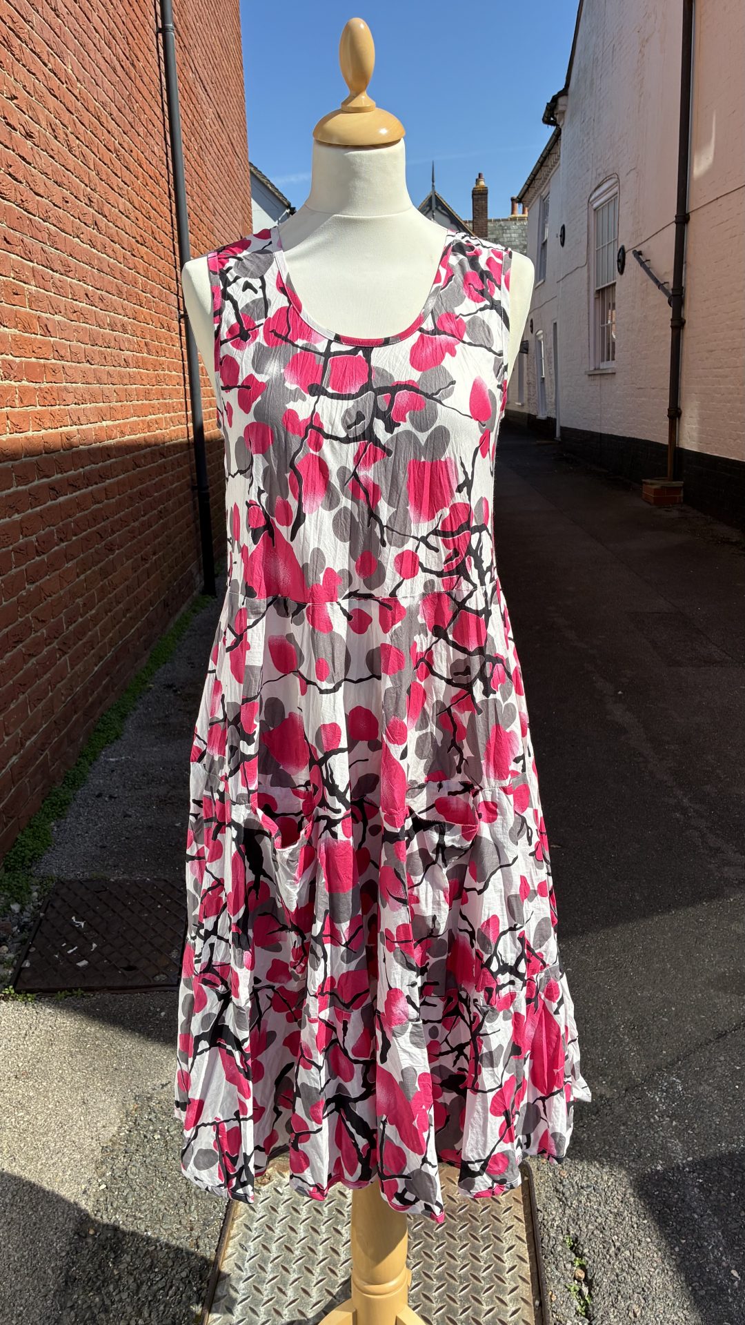 Dress Addict "Joy" 100% Cotton Sleeveless Dress 613