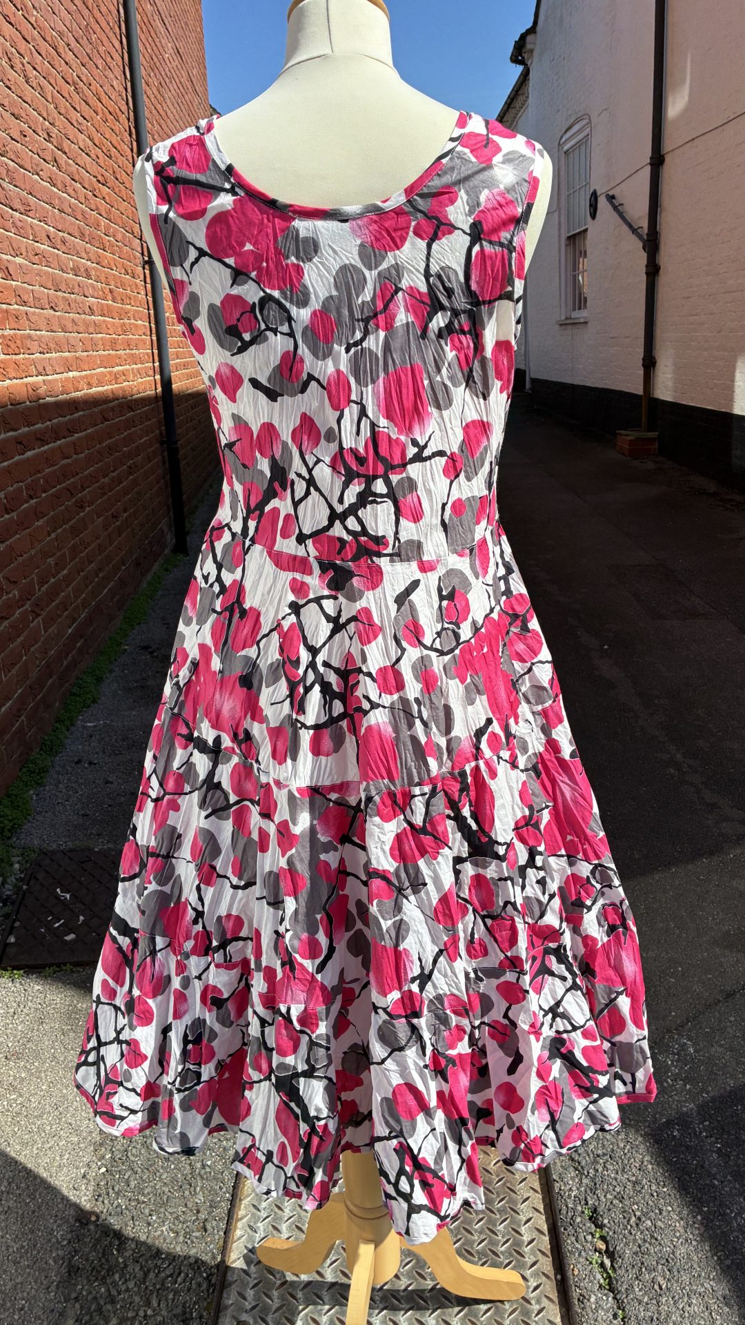 Dress Addict "Joy" 100% Cotton Sleeveless Dress 613 - Image 2