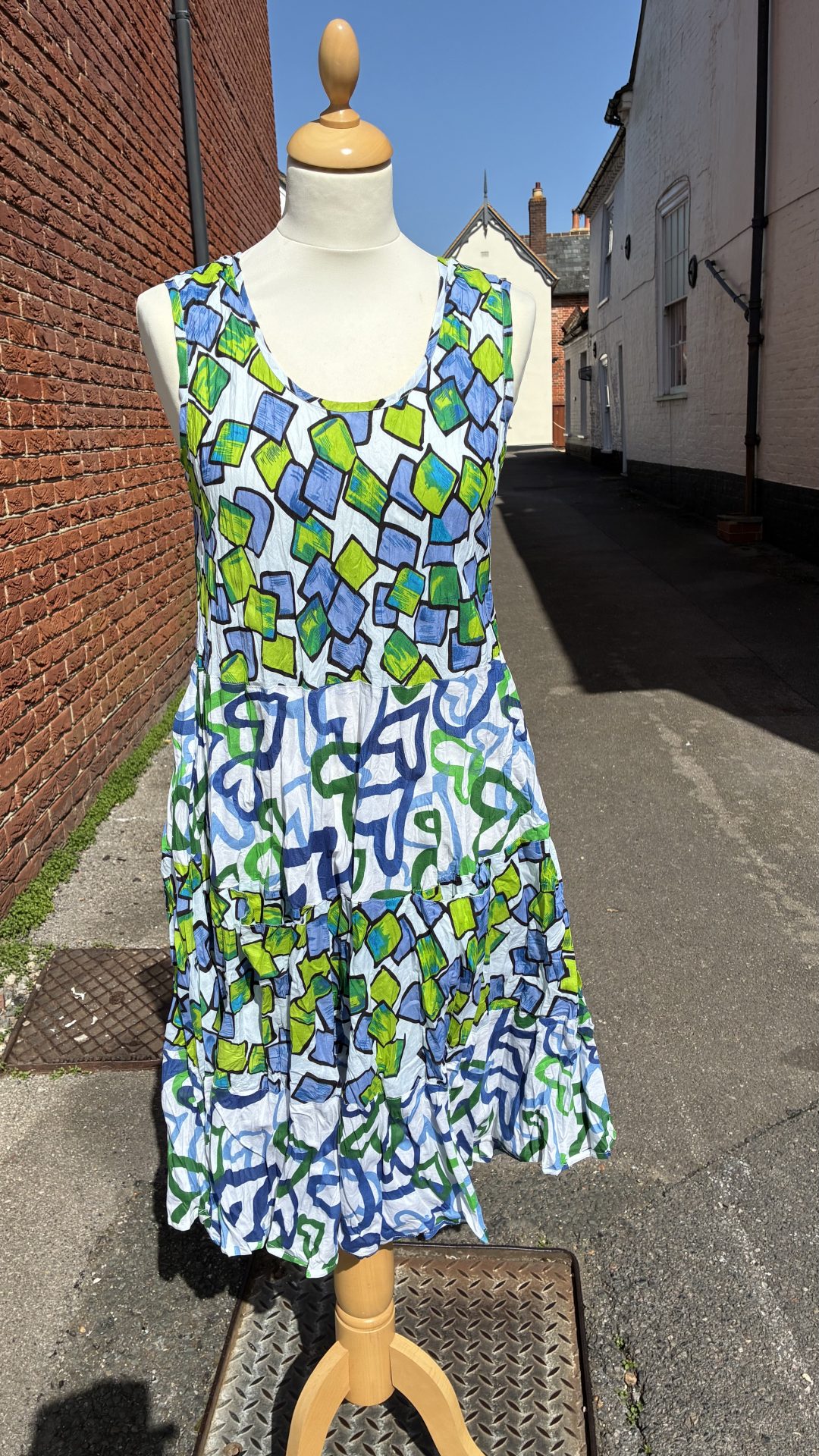 Dress Addict "Joy Mixt" 100% Sleeveless Cotton Dress