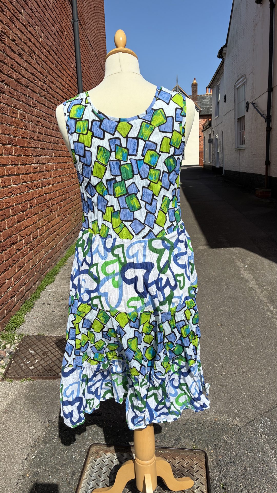 Dress Addict "Joy Mixt" 100% Sleeveless Cotton Dress - Image 2